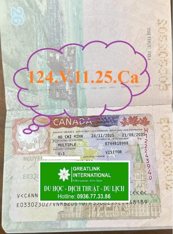 VISA CANADA DIỆN THĂM THÂN: 2 MẸ CON ĐI SAU VẪN ĐẬU