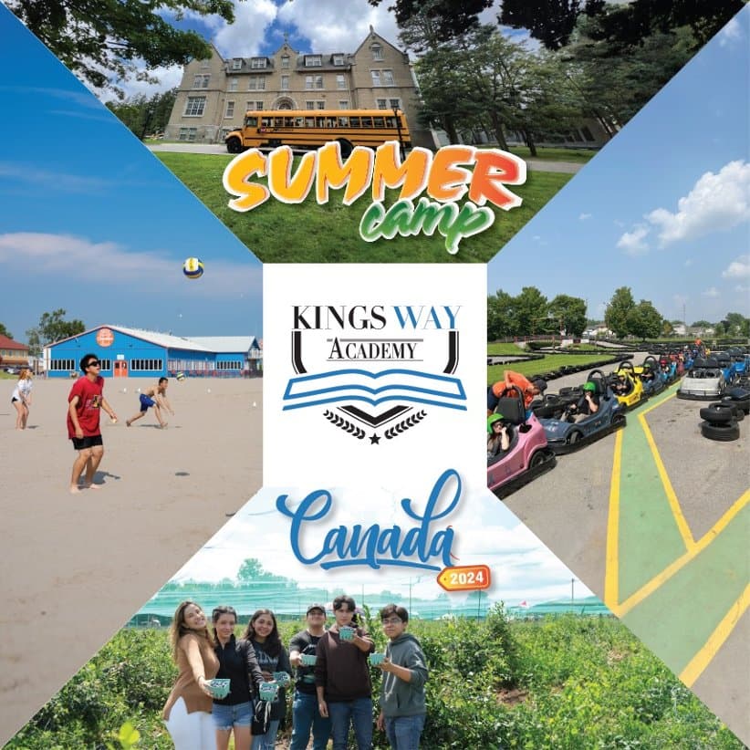 Canada summer study tour 2024 with Kingsway Academy Summer Camp