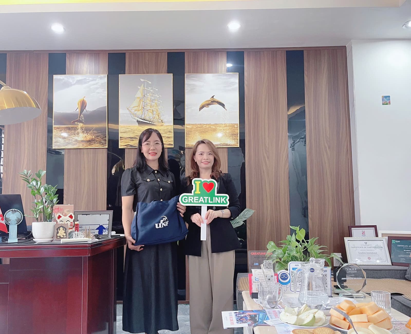 ĐẠI DIỆN UNIVERSITY OF NORTH FLORIDA (UNF) THĂM VÀ LÀM VIỆC TẠI VĂN PHÒNG GREATLINK