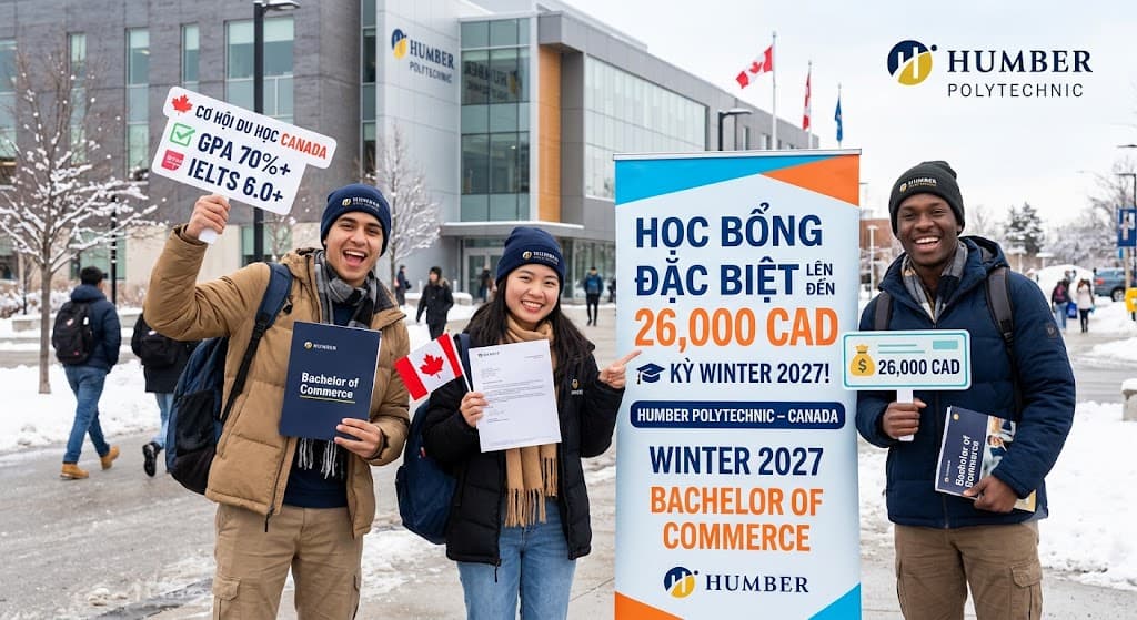 Humber Polytechnic scholarships of up to CAD 26,000 for winter 2027